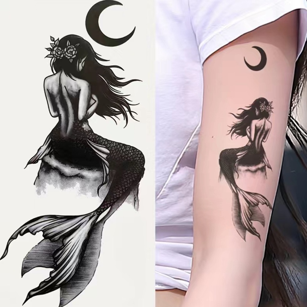 New in package Temporary Mermaid tattoo